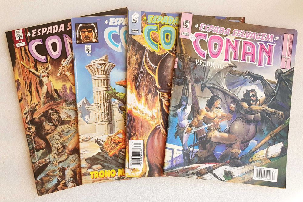 Livros BD ~ "A ESPADA SELVAGEM de CONAN" ~ Vários números disponíveis