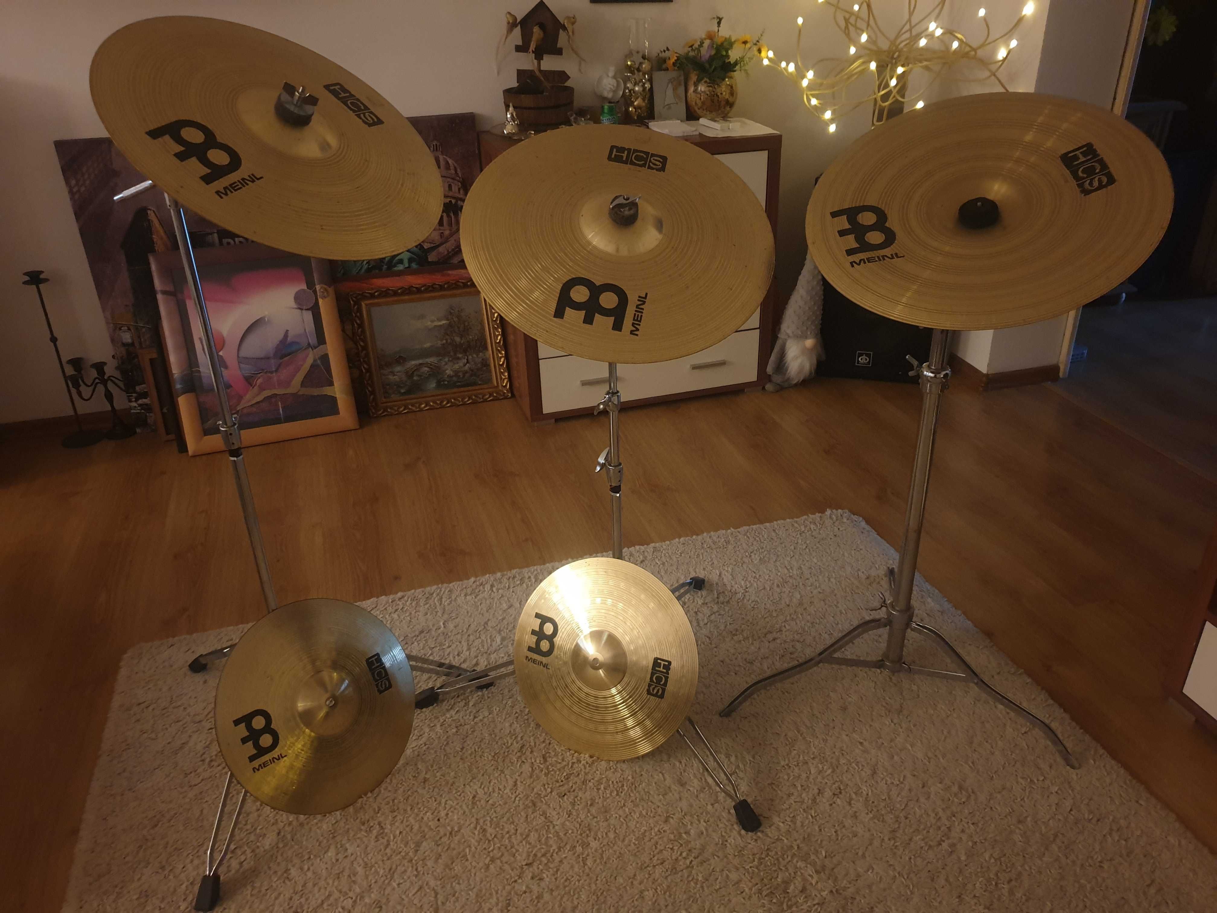 Talerze set Parkusja Mein HiHat 14" Crash 16" 18" China 18"