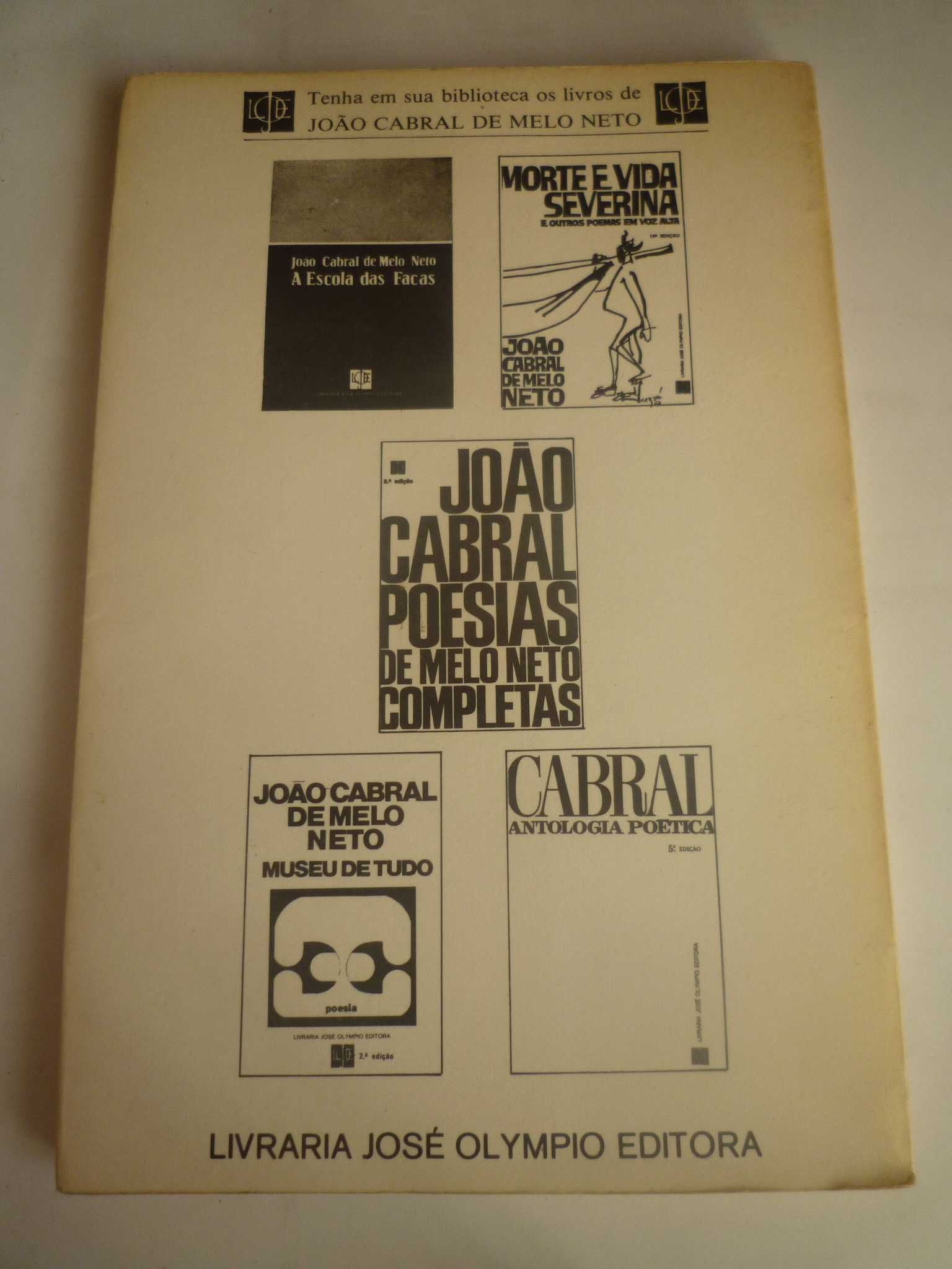 João Cabral de Melo Neto Poesia Crítica, Antologia de 1982