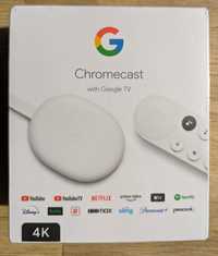 Приставка Google Chromecast 4K with Google TV (GA01919-US)