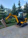 Minikoparka JCB 19c-1 2021 rok 300mtg powertilt glowica