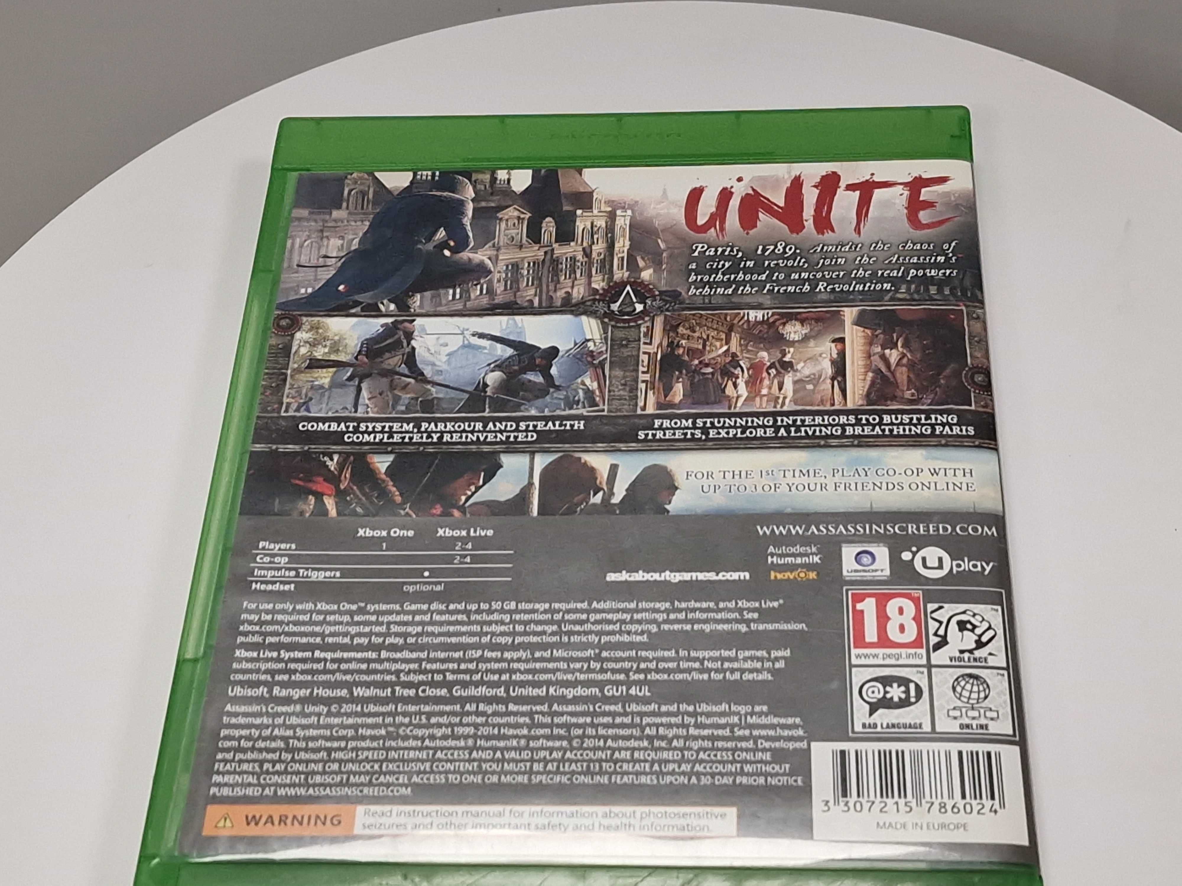 Assassins Creed Unity XBOX One /Xbox Series X