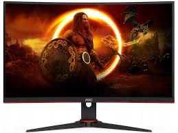 AOC Monitor C27G2E/BK 27" 1920x1080px 165Hz 1 ms Curved