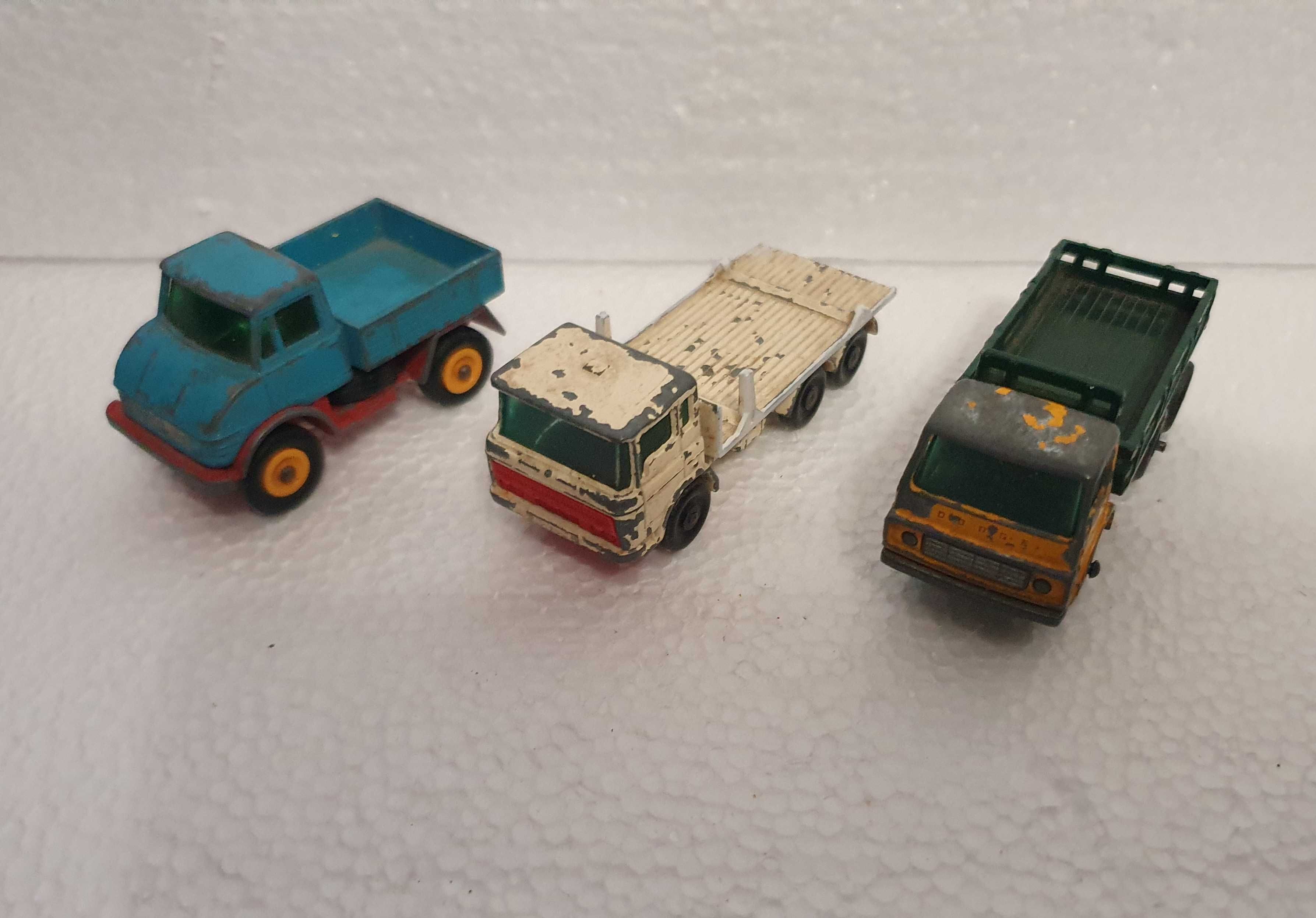 Carrinhos Matchbox by Lesney: Unimog, Stake, Girder - Anos 60/70