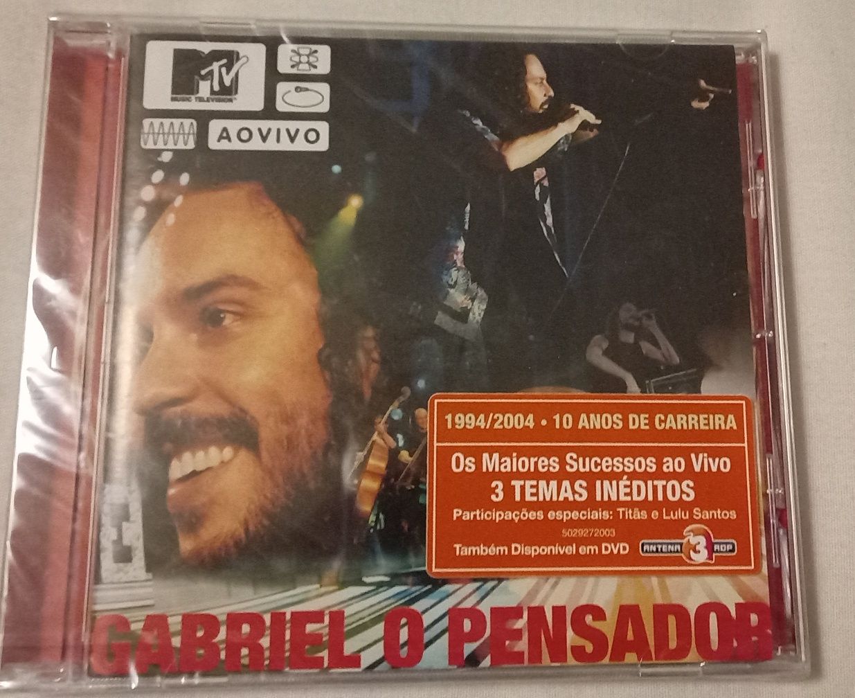 Cd: Os maiores Sucessos ao Vivo 3 Temas inéditos Gabriel O Pensador