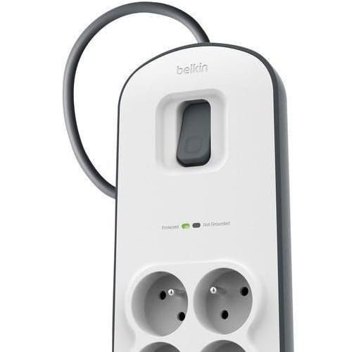 Listwa BELKIN Surge Protection-Zabezpieczenia-8 gniazd-2USB-NOWA-GW24