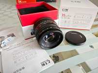 Obiektyw 7artisans 35 mm F1.4 Mark II Sony E APS-C manual super bokeh