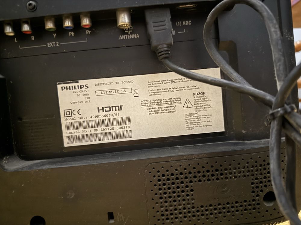 Продається телевізор Philips 40pfl5606h/58
