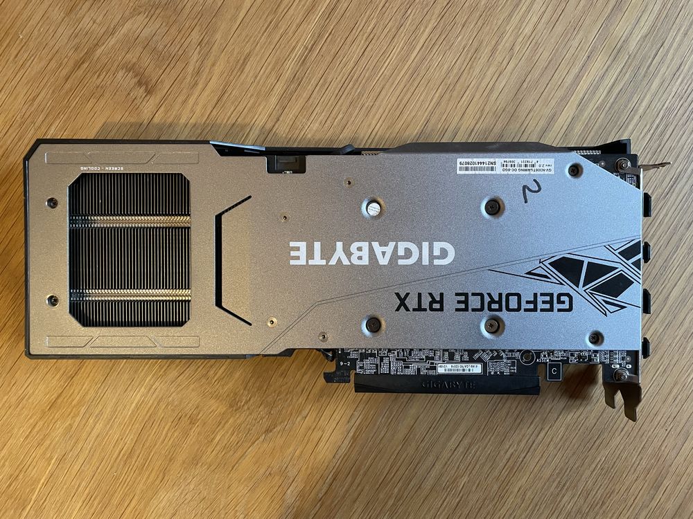 Gigabyte RTX 3060ti Gaming OC 8G rev 2.0