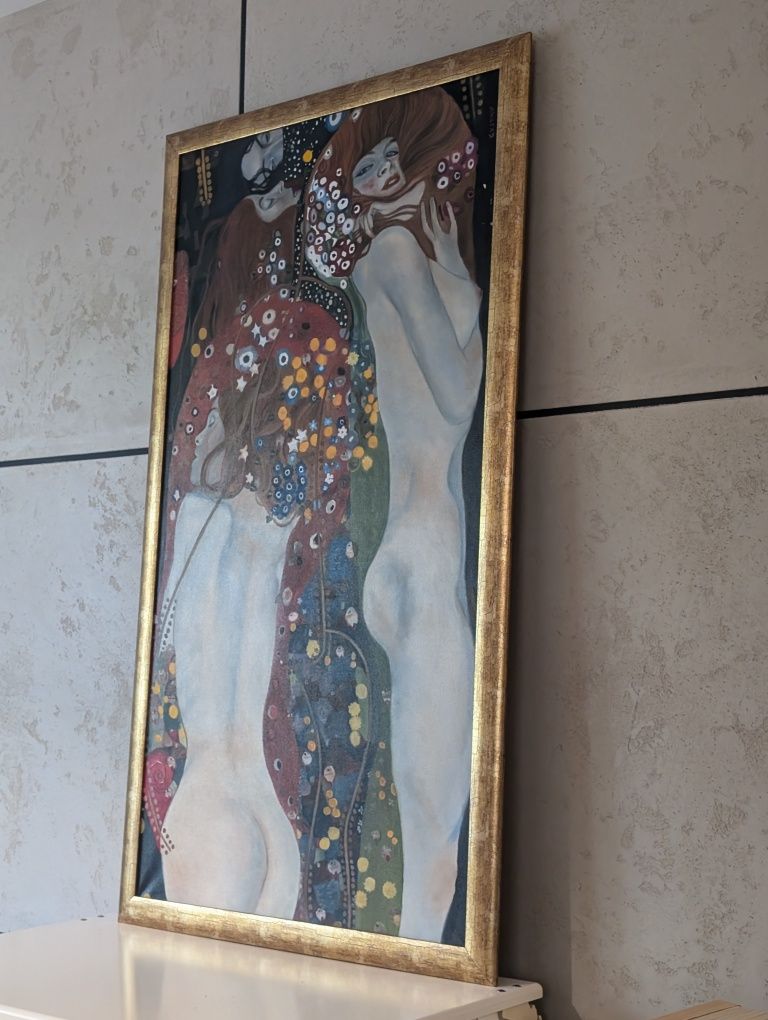 Gustav Klimt na płótnie duże obrazy w pięknych ramach