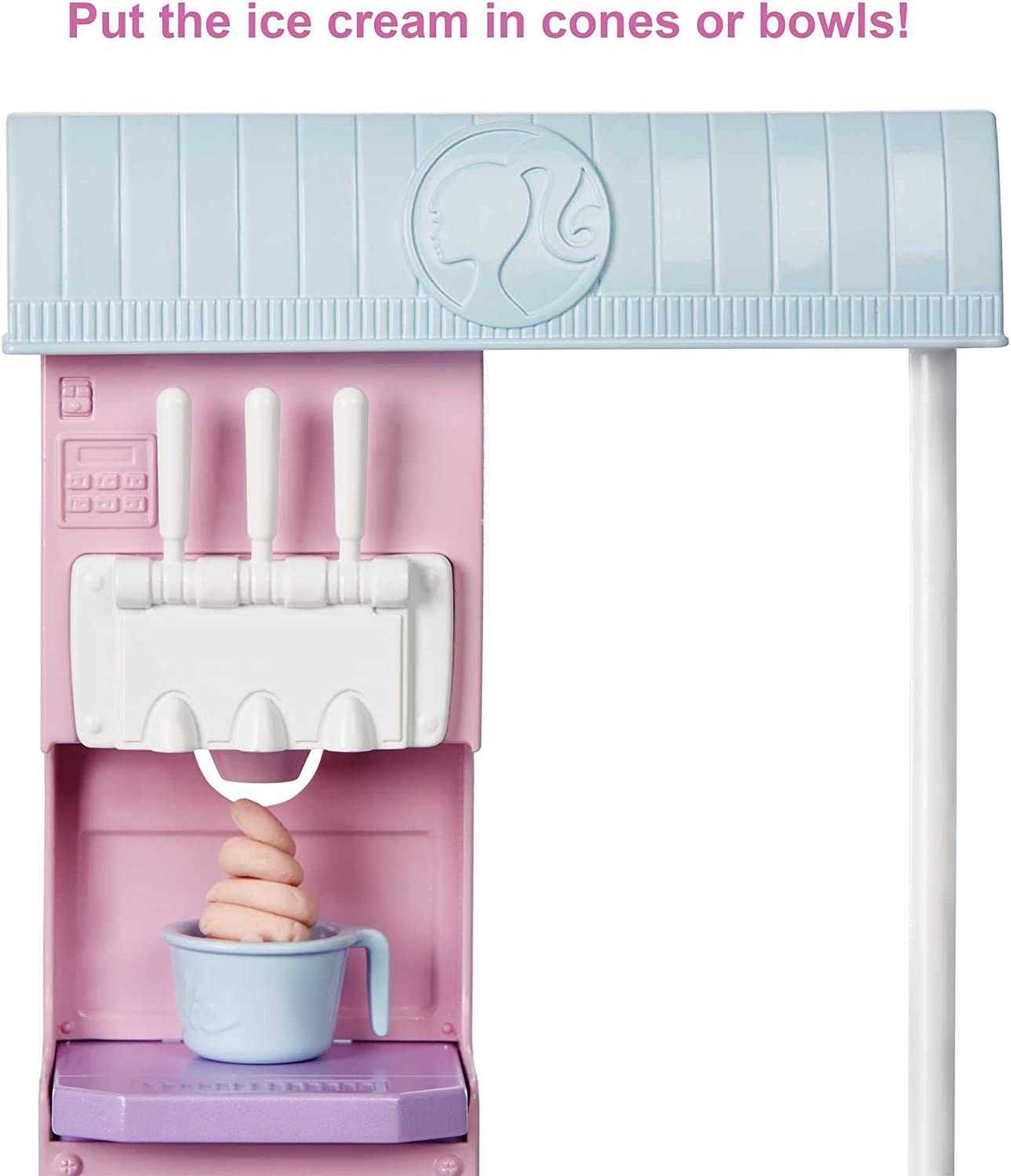 Barbie Ice Cream Shop HCN46 Mattel Барбі лялька Магазин Морозива