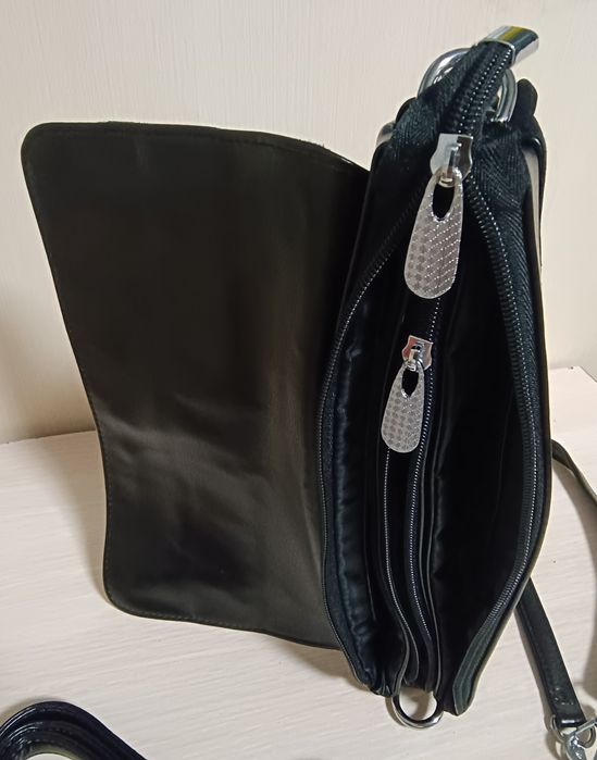 Жіночий клатч, кожана сумка