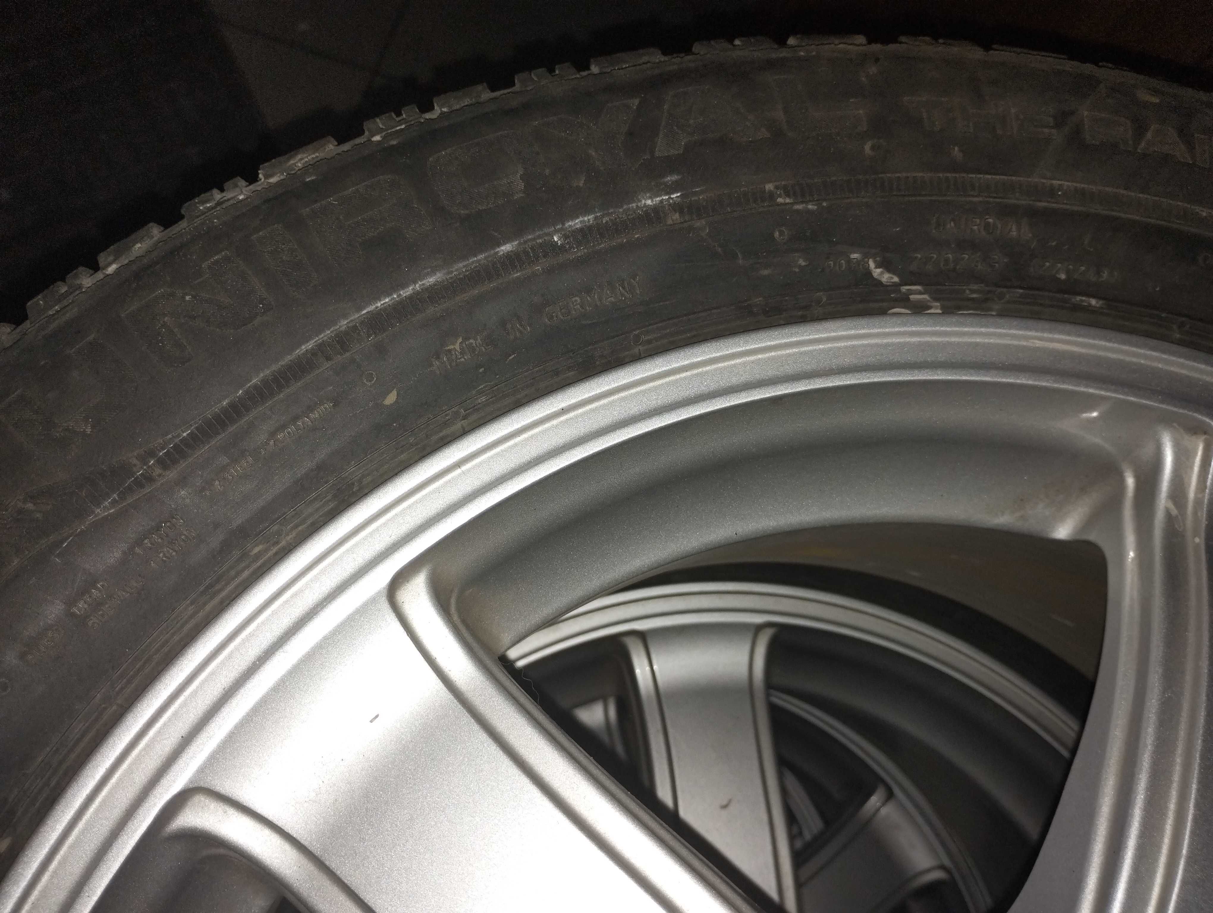4x Felgi aluminiowe TEC 17 cali 5x114,3 + opony zimowe Mazda 6 2012-