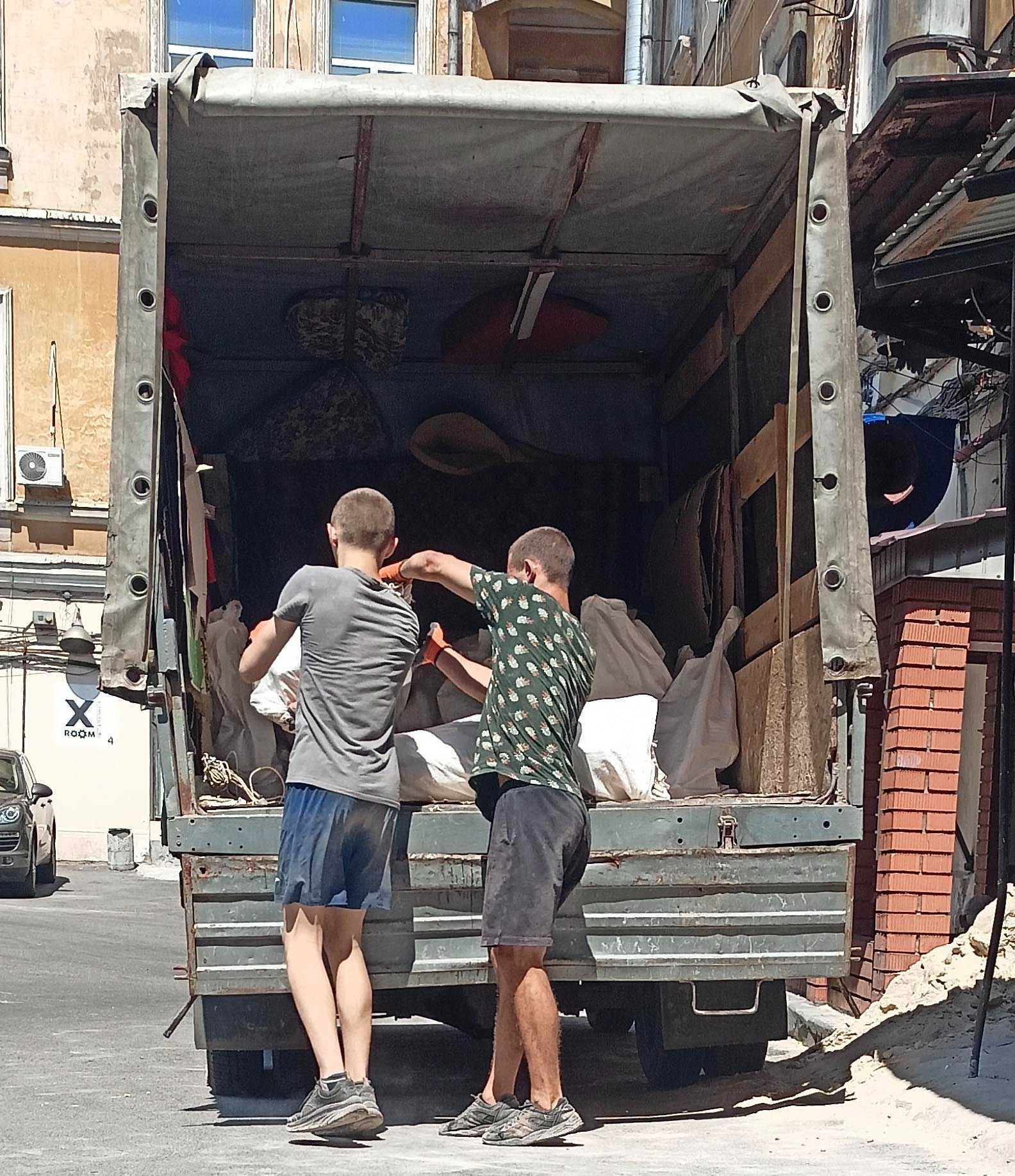 Вывоз старой мебели, Вывоз строительного мусора, Вивіз сміття Газель