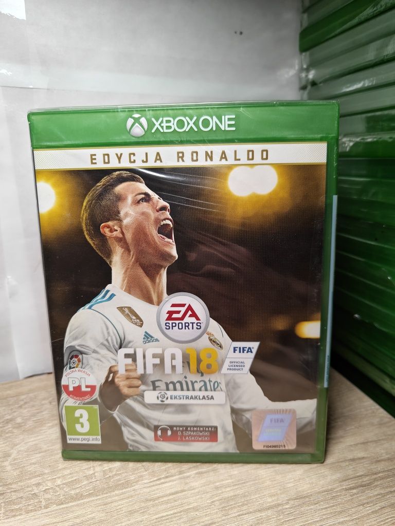Xbox One FIFA 18 Edycja Ronaldo PL NOWA