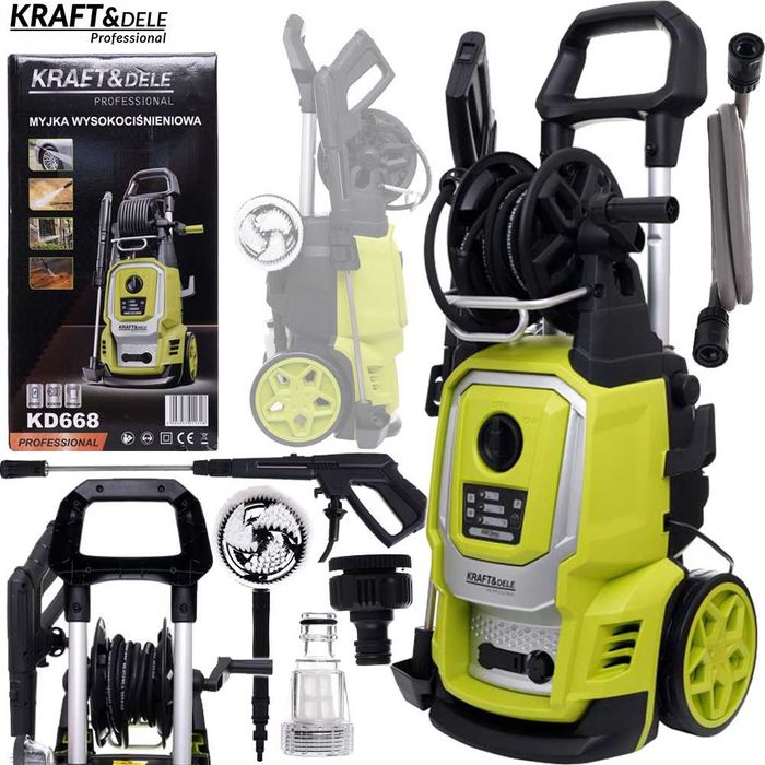 KRAFT&DELE Myjka Ciśnieniowa Wysokociśnieniowa 3000w 280bar KD668