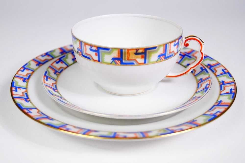 THOMAS zestaw śniadaniowy ART DECO trio filiżanka