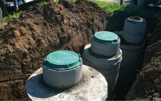 Септик і вигрібна яма. Копка, доставка, бетонні кільця. 10/30 кубів