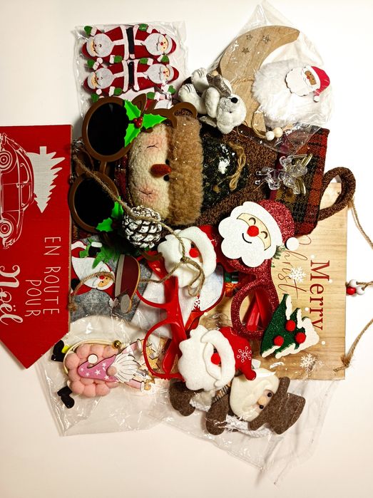 Paczka, zestaw świąteczny na mikołaja