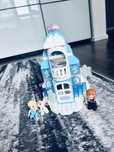 Klocki lego duplo zamek z krainy lodu