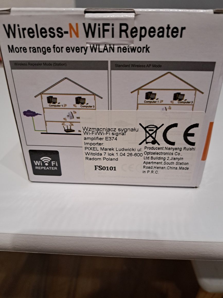 Wzmacniacz sygnału Wireless WiFi Repeater