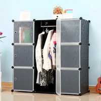 Пластиковый складной шкаф Storage Cube Cabinet MP-39-61 110*37*110см