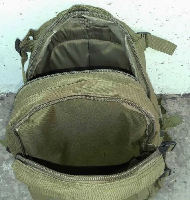 Рюкзак тактический штурмовой водоотталкивающая ткань цвет олива