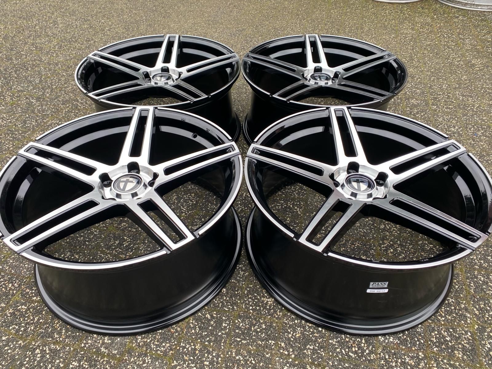 Nowe 19" 5x112 wklesle 8,5j et42 Audi Seat Skoda Vw Mercedes /JR Motec