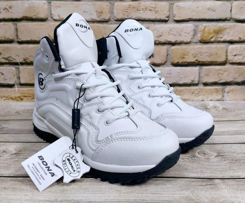 Жіночі білі зимові кросівки Bona 903A 36.37.38.39p