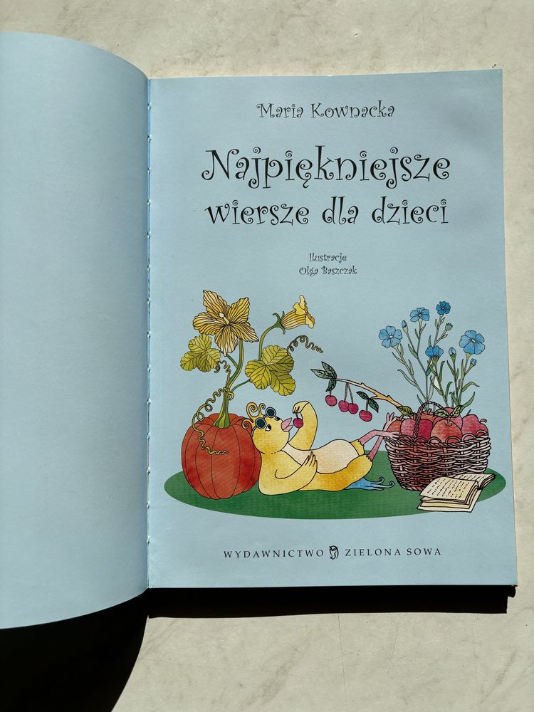Maria Kownacka książka najpiękniejsze wiersze dla dzieci