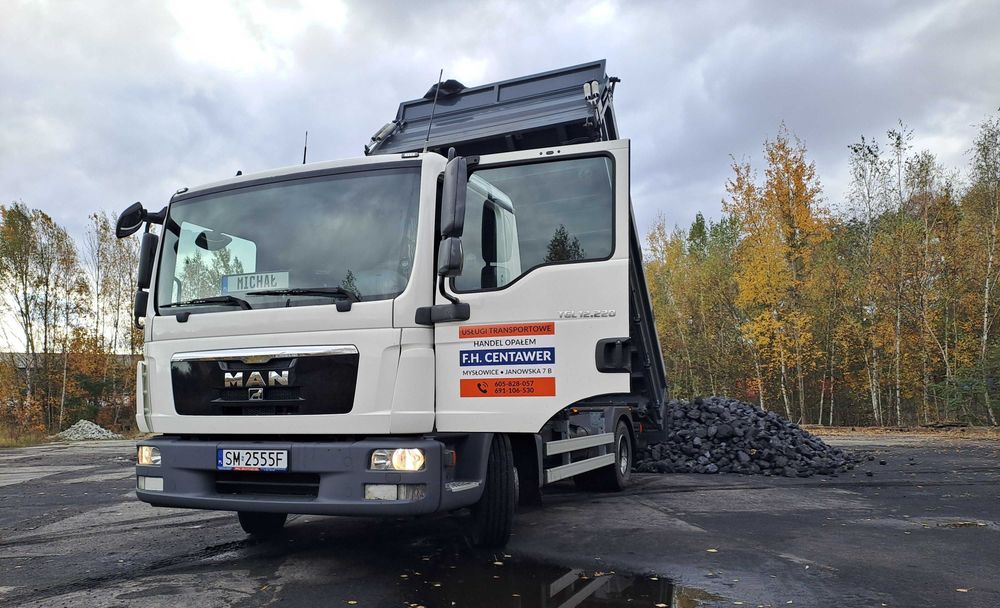 usługi transportowe/transport/węgiel/kruszywo/beton/maszyny