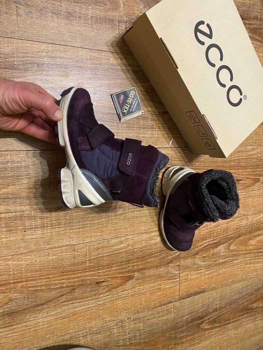 Ecco ботинки зимние сапожки термо черевики на девочку ECCO р.28