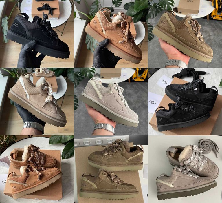 Женские ботинки UGG Lowmel Sneaker 36-41 Натур Замша! Хит Зимы! Топ