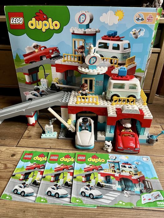 Lego duplo parking myjnia