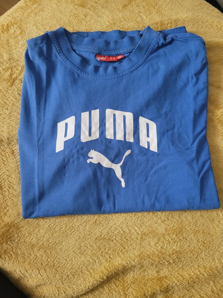 T-shirt męski niebieski Puma rozm M