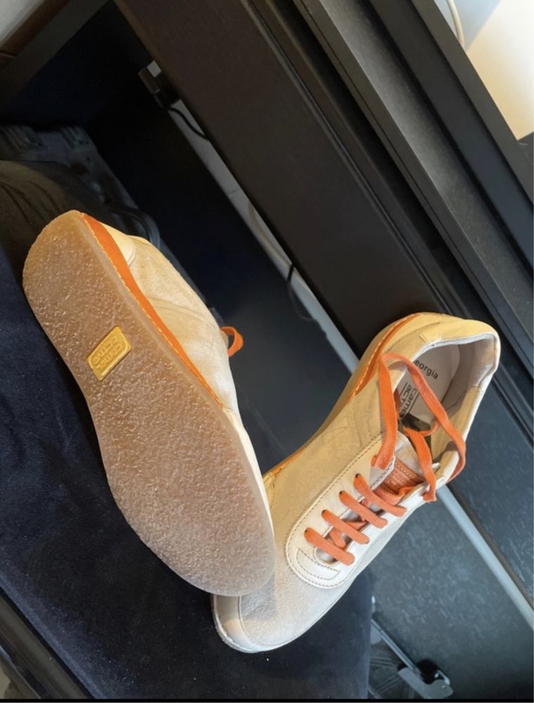 Buty Sneakersy adidasy  skórzane Camel Active rozm.37.5 -  jasny beż