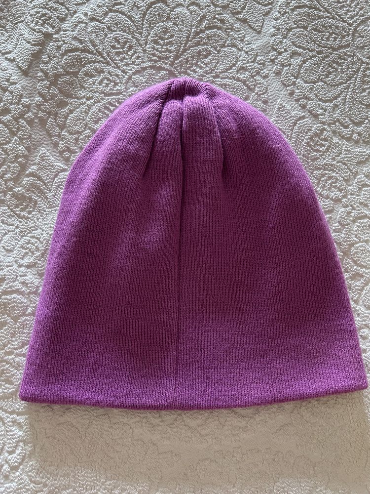 Gorro 2 em 1 roxo e preto