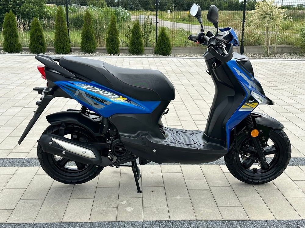 Sym Crox 2023r 50 4t bdb stan transport raty skuter FILM