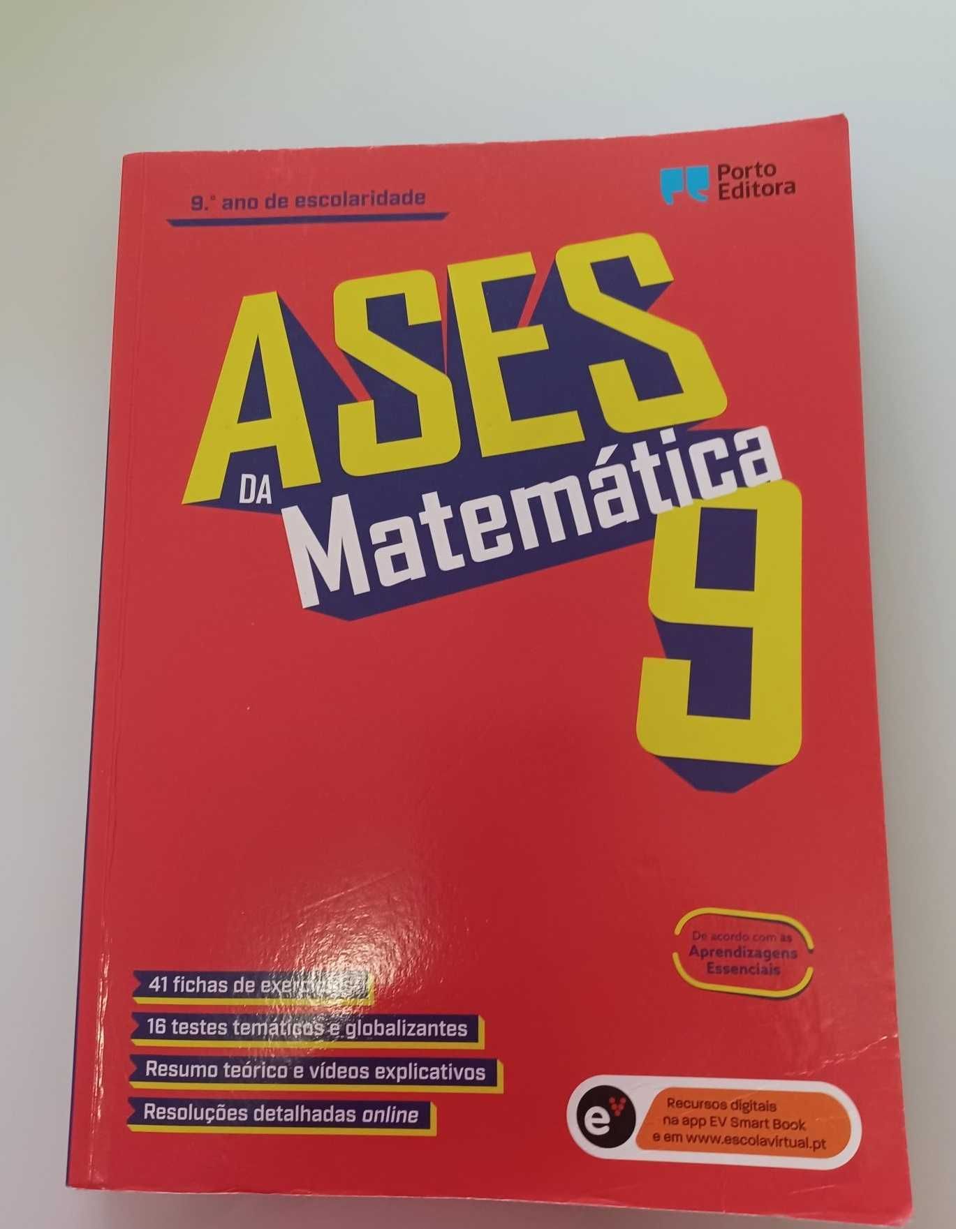 Ases da Matemática - 9.º Ano - Livro