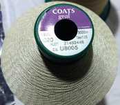 COATS gral Tkt 020 Tex 135, nawój, 3000m. Gutermann Tkt 018-20zł.
