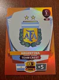 Panini FIFA World Cup Qatar 2022.Team Crest.Argentyna 32