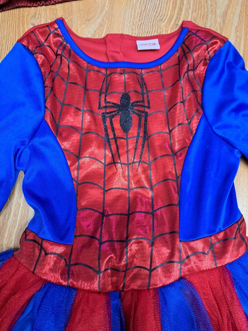 Карновальное платье Человек паук на 7-8лет