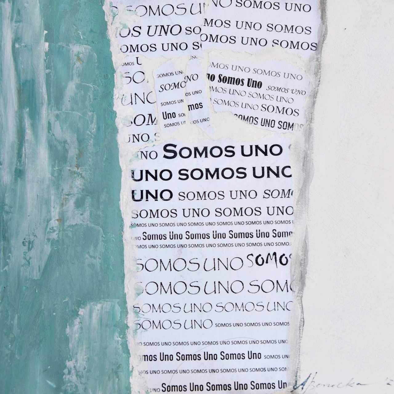 Somos Uno 7, obraz ręcznie malowany postacie obraz do sypialni