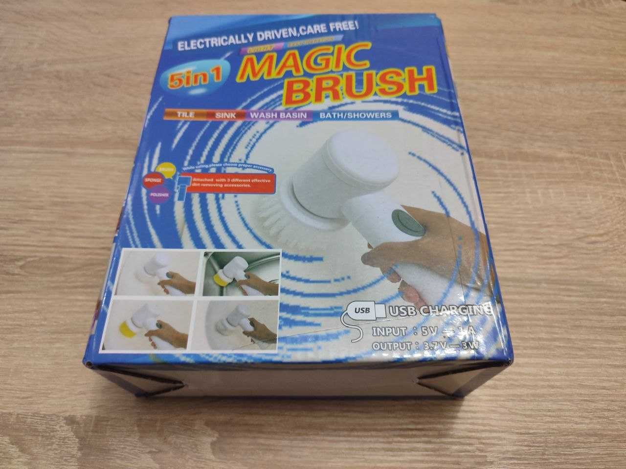 Акумуляторна щітка Magic Brush 5 in 1 для плит, раковин та посуду