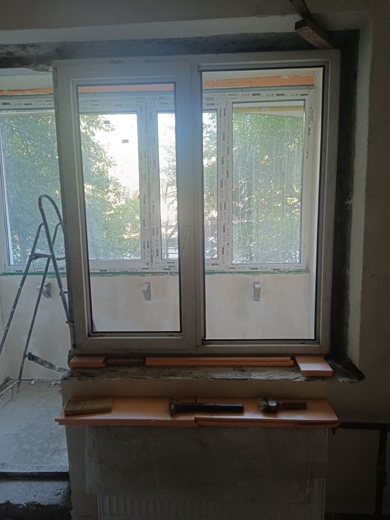 Двери и окно с квартиры , продается так как меняется дизайн
