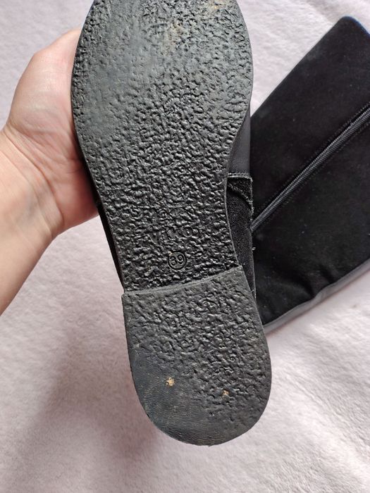 Жіночі чоботи чобітки теплі високі 39 розмір