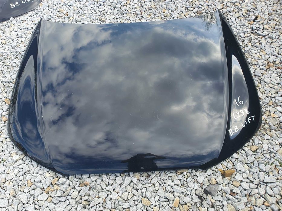 AUDI A4 B8 POLIFT!!! maska silnika pokrywa kolor LY9B 16 AL