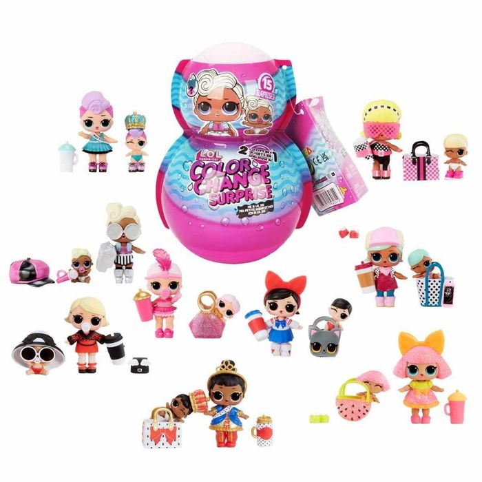 Новые куколки LOL Surprise Color Change with Lil Sis