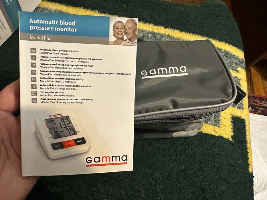 Тонометр Gamma Plus з адаптером на плече автоматичний