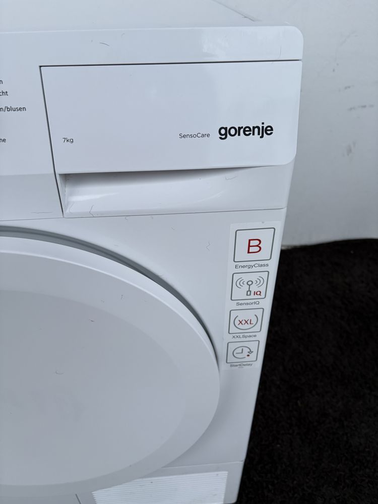 Suszarka kondensacyjna z pompą ciepła.Niemiecka GORENJE.SensoCare.Gwar